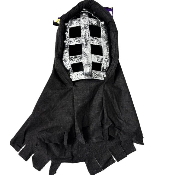 Medieval Grid Iron Faux Metal Cage Mask Fun World Vintage NOS NWT - Picture 2 of 11